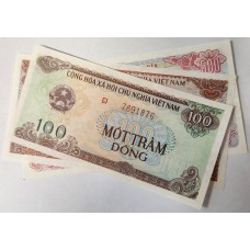 VIETNAM 1987-1991 . ONE HUNDRED 100 - FIVE HUNDRED 500 DONG BANKNOTES
